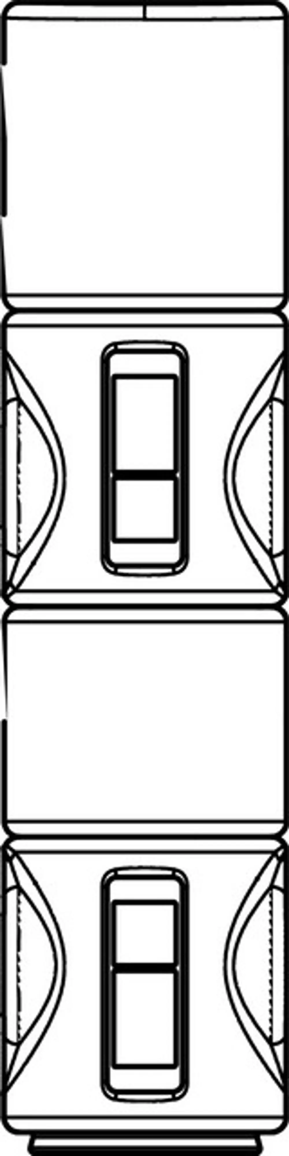 Wärmedämmung aus EPP, passend für Zeparo ZUC, gefertigt von IMI Hydronic Engineering. Rechteckige Form mit zwei Griffen an den Seiten.